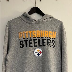 Fanatics Pittsburgh Steelers Gray and Gold Hoodie
